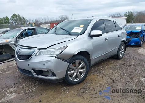 2014 Acura Mdx Advance Pkg W/Entertainment Pkg из США, поврежденный, VIN 5FRYD3H81EB007176